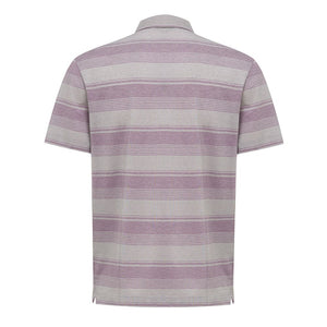 Canali Gray Cotton Polo Shirt