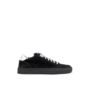 P448 Black Suede Leather Athletic Sneakers