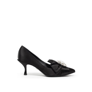 Dolce & Gabbana Black Viscose Pumps