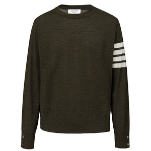 Thom Browne Green Wool Sweatshirt