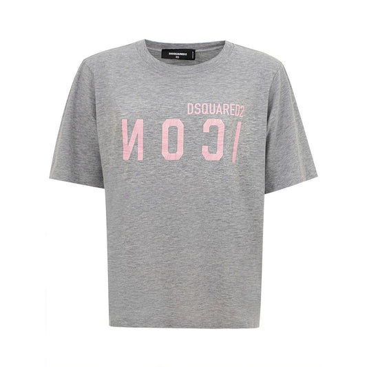 Dsquared² Gray Cotton T-Shirt