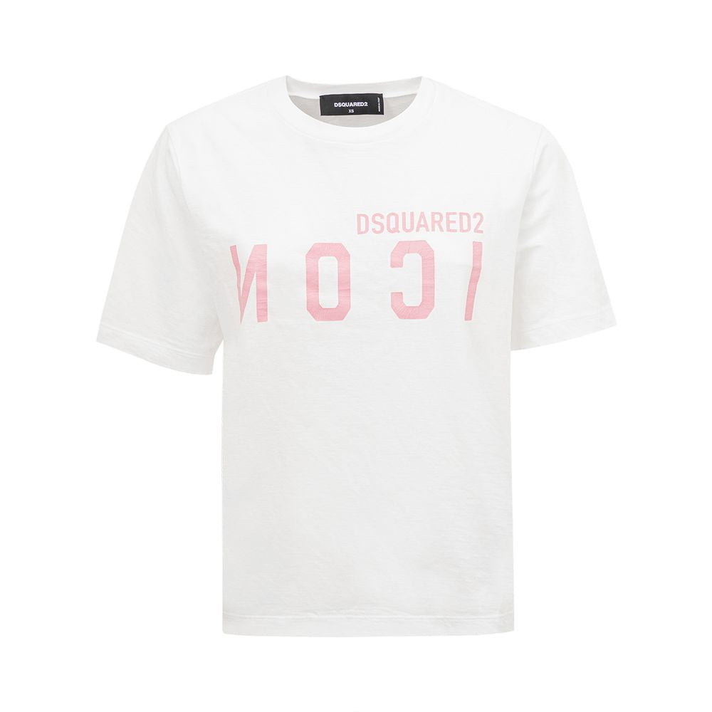 Dsquared² White Cotton T-Shirt