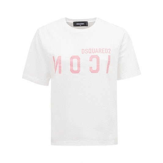 Dsquared² White Cotton T-Shirt