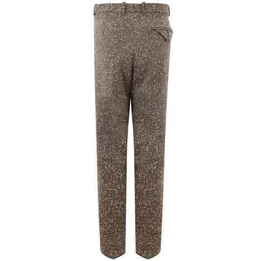 Bottega Veneta Multicolor Viscose Casual Pants