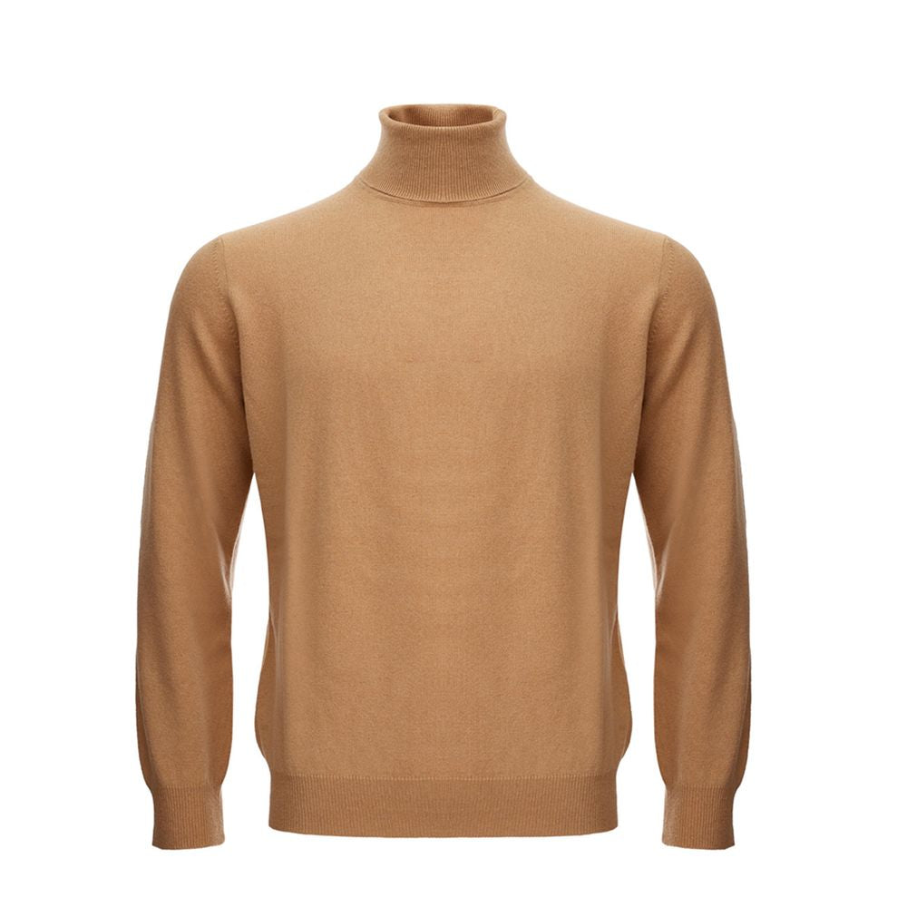 KANGRA Brown Wool Turtleneck