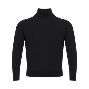 Colombo Black Cashmere Turtleneck