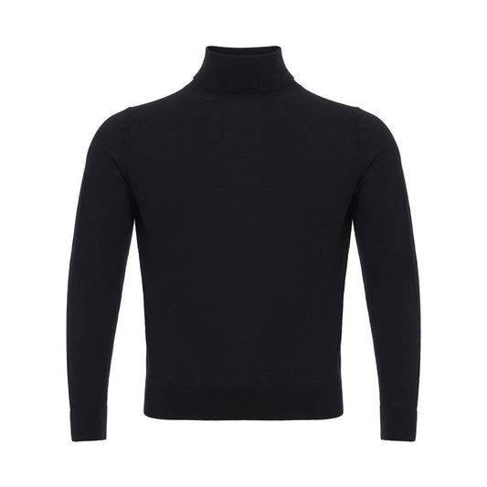 Colombo Black Cashmere Turtleneck