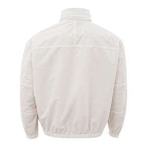 Armani Exchange Beige Polyamide Bomber