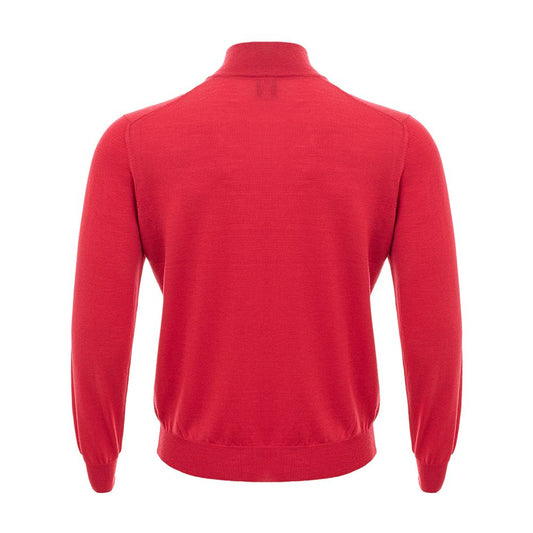 Gran Sasso Red Wool T-Shirt