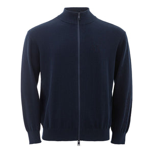Armani Exchange Blue Cotton Sweatshirt
