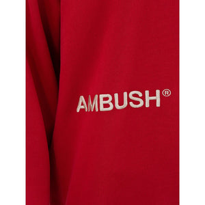 Ambush Red Cotton Sweatshirt
