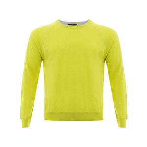 Gran Sasso Yellow Cotton Sweatshirt