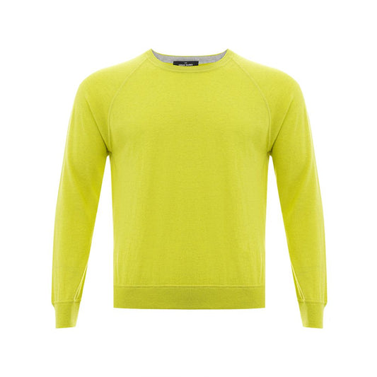Gran Sasso Yellow Cotton Sweatshirt