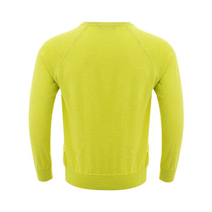 Gran Sasso Yellow Cotton Sweatshirt
