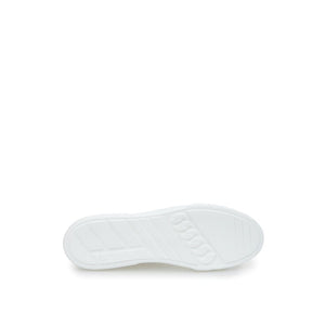 Casadei White Leather Athletic Sneakers