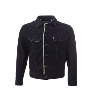 Lardini Blue Cotton Denim Jacket