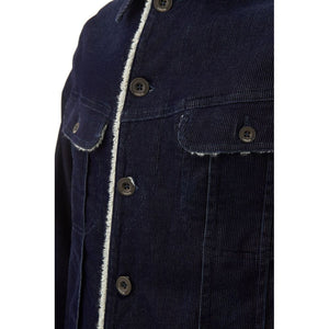 Lardini Blue Cotton Denim Jacket