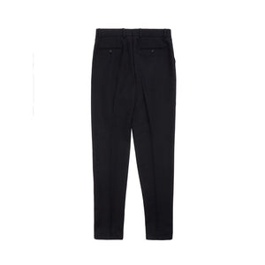 Dolce & Gabbana Black Polyester Dress Pants