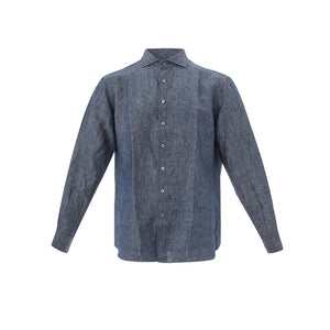 Lardini Blue Denim Shirt
