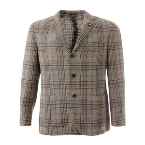 Lardini Multicolor Linen Blazer