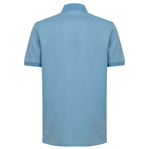 Dunhill Blue Cotton Polo Shirt