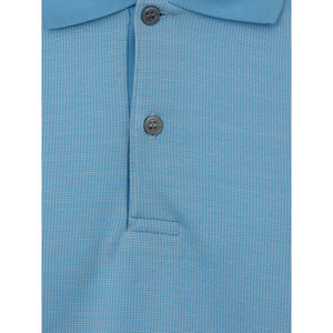 Dunhill Blue Cotton Polo Shirt