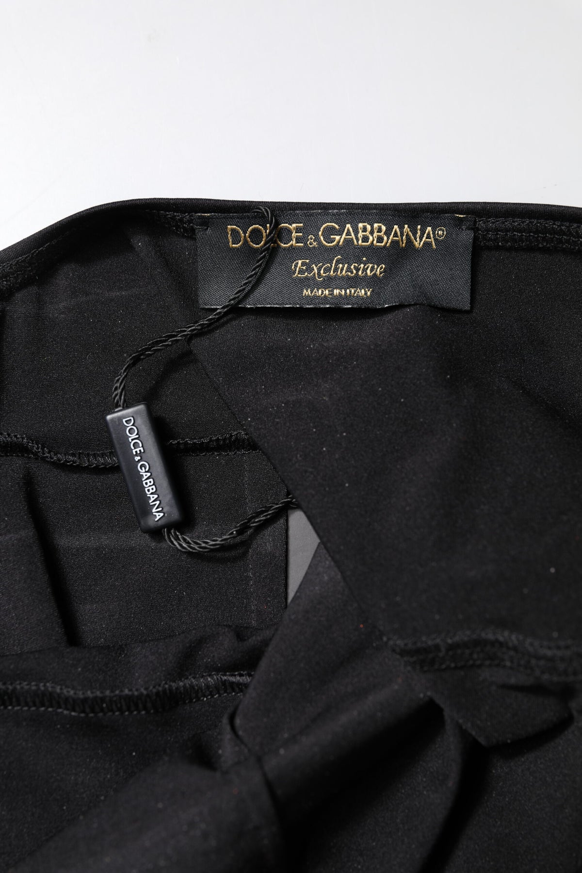 Dolce & Gabbana Black Sleeveless Bodycon Women Jumpsuit Dress