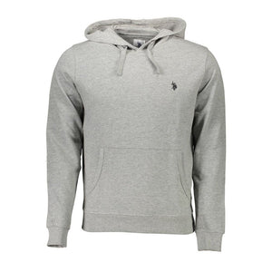 U.S. POLO ASSN. Gray Cotton Men Sweatshirt