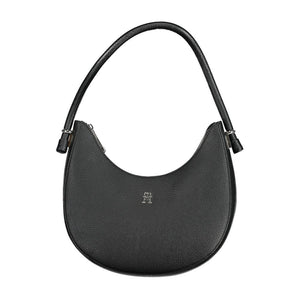 Tommy Hilfiger Black Polyurethane Women Handbag