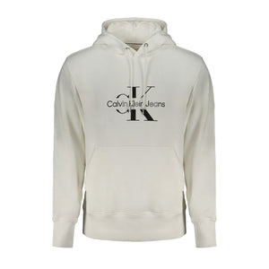Calvin Klein White Cotton Men Sweater