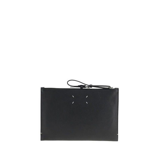 Margiela Black Calf Leather Bos Taurus Wallet