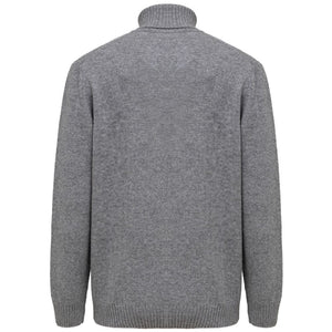 Cruciani Gray Cashmere Turtleneck