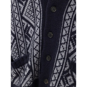 Cruciani Bicolor Cashmere Cardigan