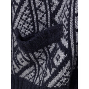 Cruciani Bicolor Cashmere Cardigan