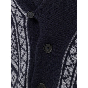 Cruciani Bicolor Cashmere Cardigan