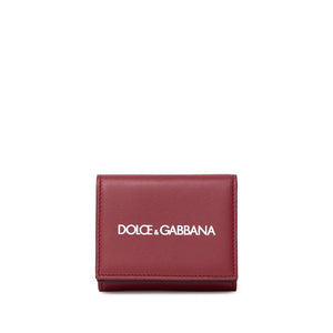 Dolce & Gabbana Red Calfskin Wallet