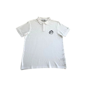 Trussardi Beachwear White Cotton Polo Shirt