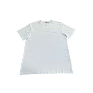Trussardi Beachwear White Cotton T-Shirt