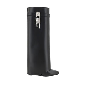 Givenchy Black Calf Leather Bos Taurus Boots