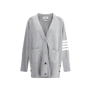 Thom Browne Gray Cotton Cardigan