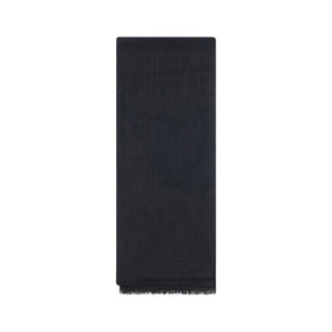 Brunello Cucinelli Black Cashmere Scarf