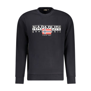 Napapijri Black Cotton Men Sweater