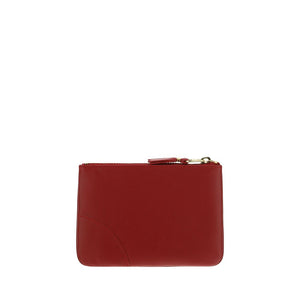 Comme Des Garçons Red Calf Leather Bos Taurus Wallet