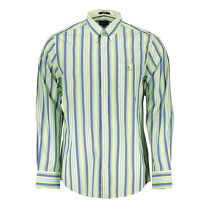 Gant Yellow Cotton Men Shirt