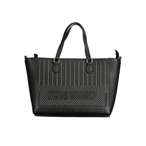 Mario Valentino Black Polyurethane Women Handbag