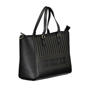 Mario Valentino Black Polyurethane Women Handbag