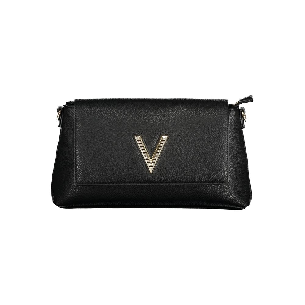 Mario Valentino Nero Polyurethane Woman Shoulder Bag