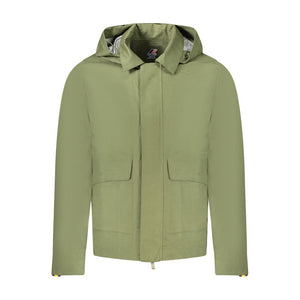 K-WAY Green Cotton Men Jacket