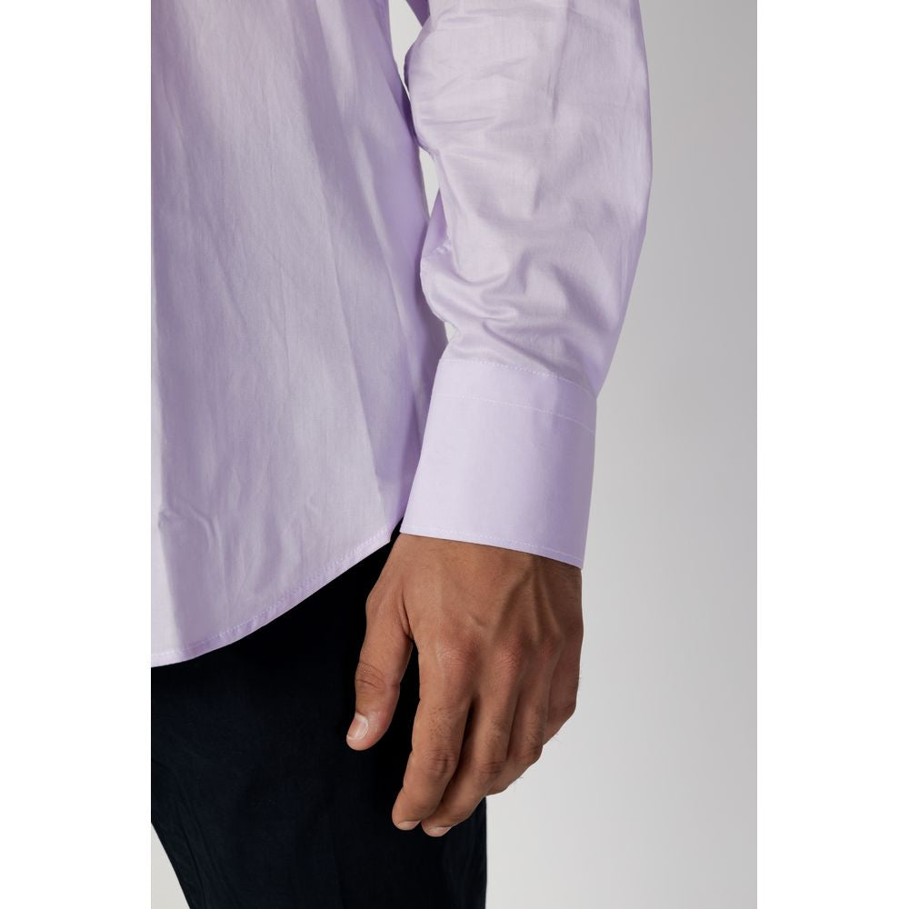 Liu Jo Purple Cotton Dress Shirt