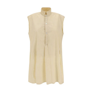 Quira Cream Cotton Shirt